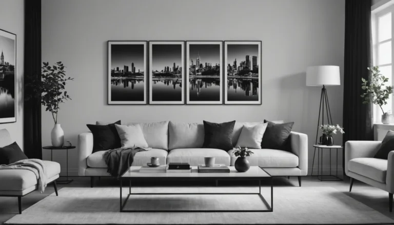 photos noir et blanc pour salon