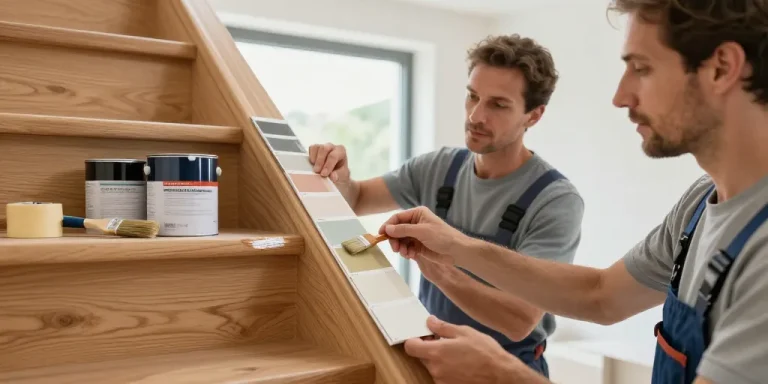 quelle peinture pour escalier en bois