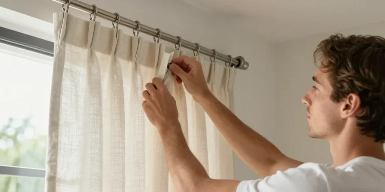 installer un rideau
