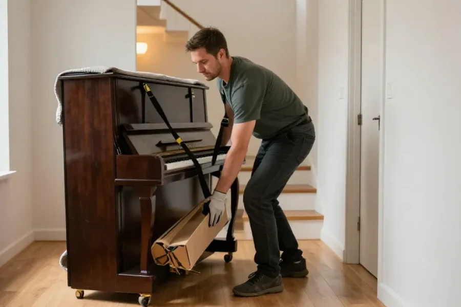 comment transporter un piano seul
