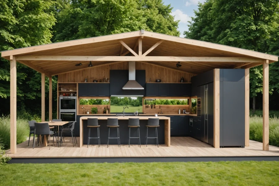 abris cuisine d'été en kit