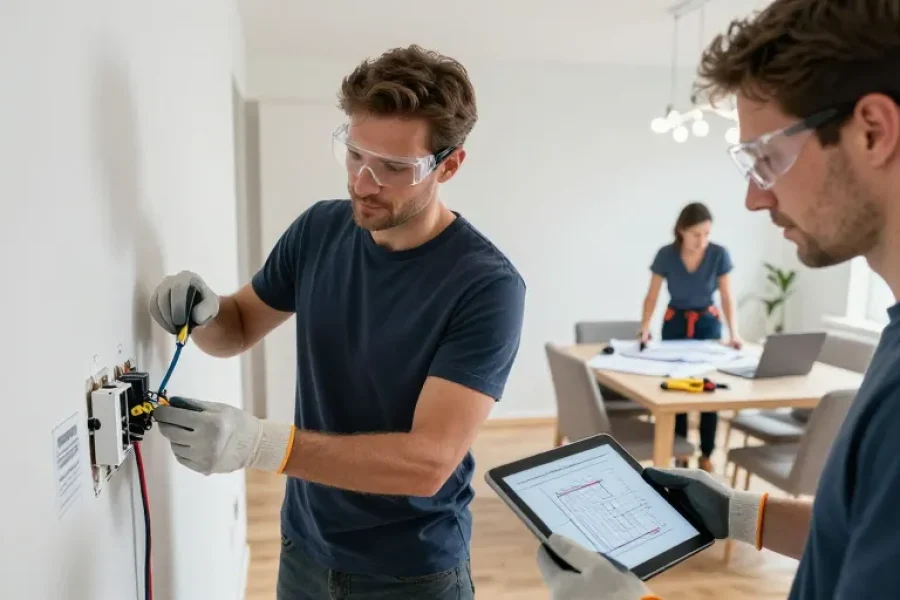 refaire électricité sans saignées